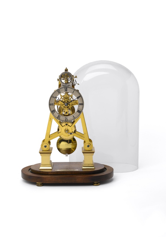 A limited edition skeleton timepiece with coup perdu escapement