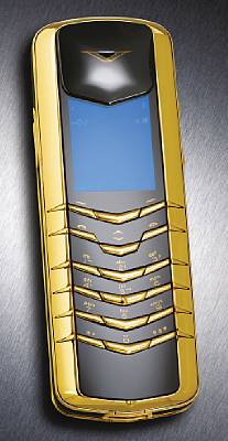Vertu. A rare 18ct gold cellular telephone