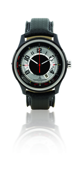 Jaeger-LeCoultre. A fine and rare limited edition black titanium automatic chronograph wristwatch