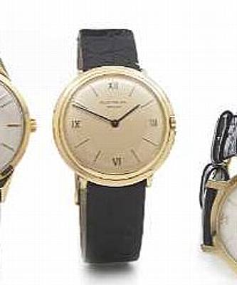 Patek Philippe. An 18k gold circular cased wristwatch