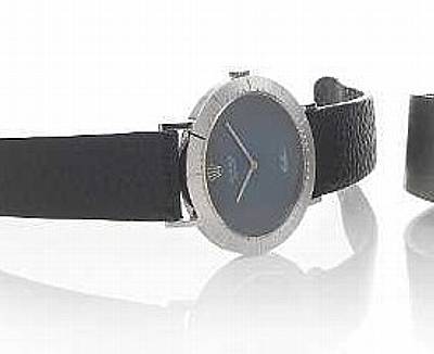 Rolex. An 18k white gold horizontal oval shape wristwatch