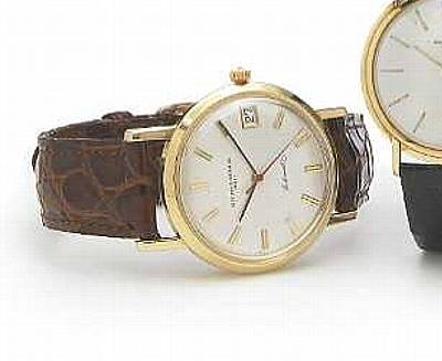Vacheron & Constantin. An 18k gold self-winding calendar wristwatch