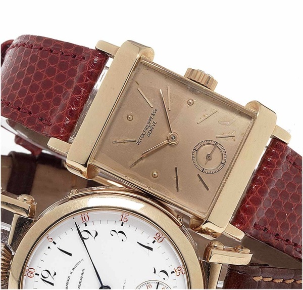 Patek Philippe. A fine and rare 18ct rose gold wristwatch