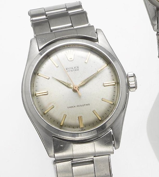 Rolex. A stainless steel centre seconds bracelet watch