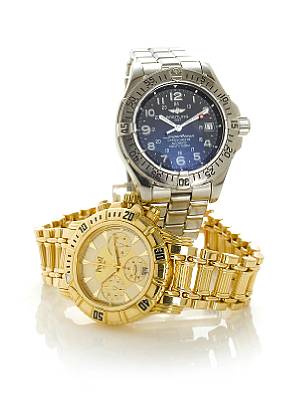Breitling. A fine stainless steel automatic centre seconds calendar bracelet watch