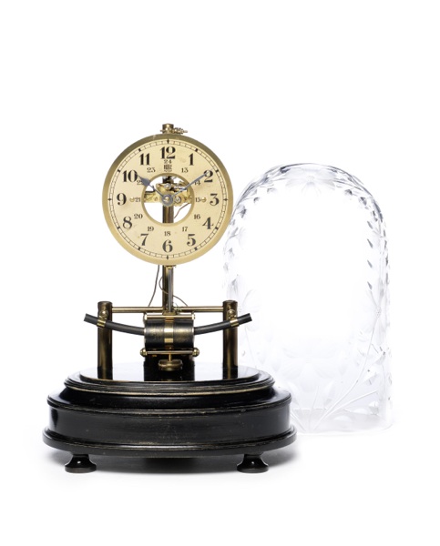 A second quarter of the 20th century French electrical skeleton clock