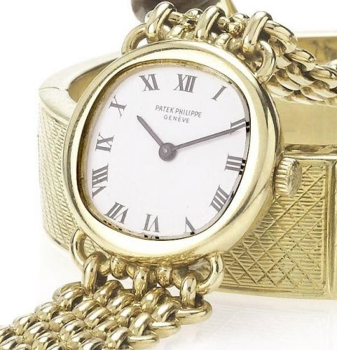 Patek Philippe. A fine lady's 18ct gold bracelet watch