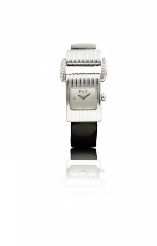 Piaget. A 18ct white gold diamond ladies wristwatch