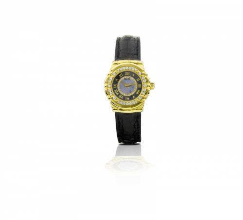 Piaget. A fine 18ct gold and diamond ladies wristwatch