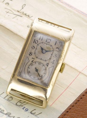 Rolex. A fine 9ct gold manual wind wristwatch
