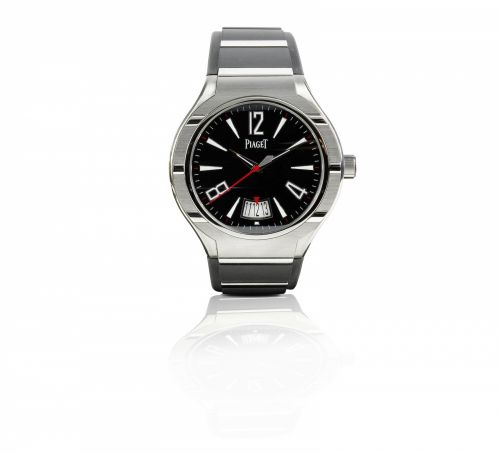 Piaget. A very fine titanium automatic wristwatch with date