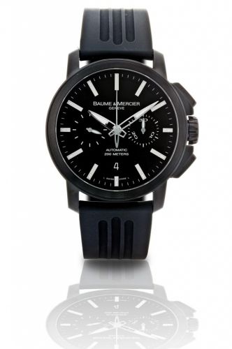 Baume & Mercier. A fine PVD stainless steel automatic chronograph with calendar wristwatch