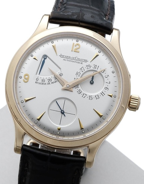 Jaeger-LeCoultre. A fine 18ct rose gold automatic calendar wristwatch Master Control Grande Taille, Ref:140240932, Movement No.0001101, Sold 8th October 2000