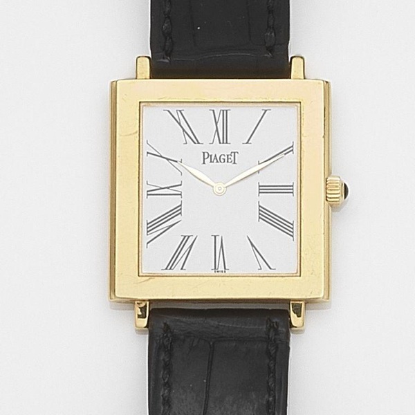 Piaget. An 18ct gold manual wind wristwatch