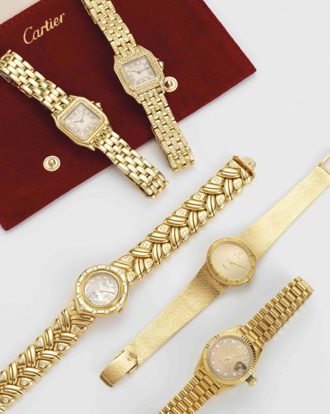 Rolex. A fine 18ct gold lady's manual wind bracelet watch