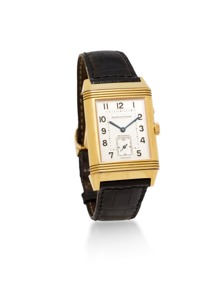 Jaeger-LeCoultre. A fine 18K rose gold duo dial Night and Day wristwatch