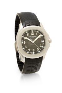 Patek Philippe. A fine stainless steel automatic center seconds wristwatch with date