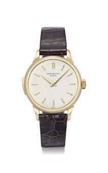 Patek Philippe. A very fine and rare 18K gold minute repeating wristwatch