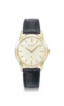 Patek Philippe. A fine and rare 18K gold wristwatch with enamel dial with original certificate