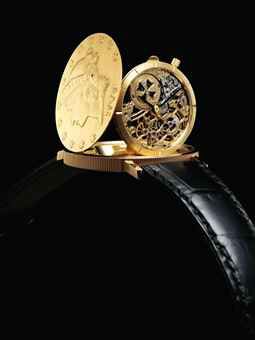 VACHERON CONSTANTIN. A FINE AND RARE 18K GOLD TWENTY DOLLAR COIN SKELETONISED WRISTWATCH