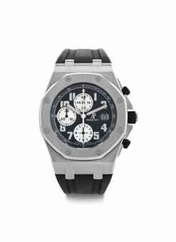 Audemars Piguet. An Oversized Stainless Steel Automatic Chronograph Wristwatch with Date