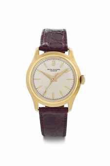 Patek Philippe. An 18k Gold Wristwatch with Center Seconds