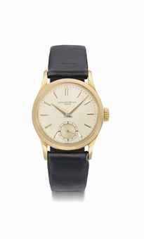 Patek Philippe. A rare and attractive 18K pink gold wristwatch