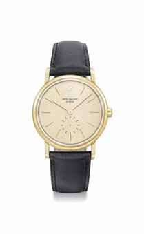 Patek Philippe. A fine and rare 18K gold automatic wristwatch