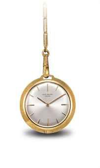 PATEK PHILIPPE. A FINE 18K GOLD OPENFACE KEYLESS LEVER DRESS WATCH WITH AN 18K GOLD CHAIN