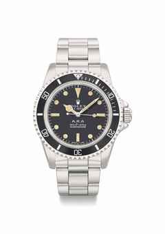 Rolex. An extremely rare stainless steel automatic wristwatch with sweep centre seconds, gas escape valve, bracelet and box, made for COMEX and sold to the Argentine Navy