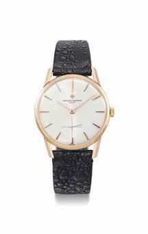 Vacheron Constantin. A fine 18K pink gold wristwatch with sweep centre seconds