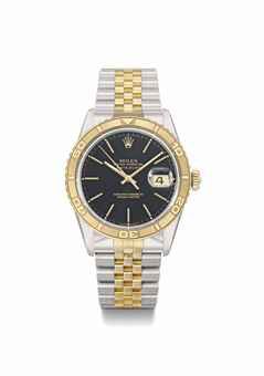 Rolex. An attractive stainless steel and 18K gold automatic wristwatch with sweep centre seconds, date and bracelet