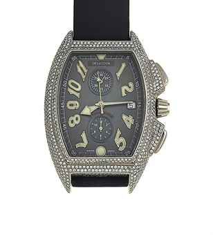 A diamond-set automatic wristwatch, by Delacour