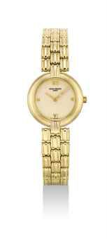 PATEK PHILIPPE. A LADY'S 18K GOLD BRACELET WATCH