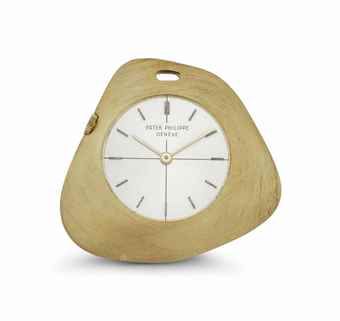 Patek Philippe. A Fine 18k Gold Asymmetrical Keyless Lever Dress Watch