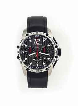 A STAINLESS STEEL FLYBACK CHRONOGRAPH 'CLASSIC RACING SUPERFAST' AUTOMATIC WRISTWATCH, BY CHOPARD