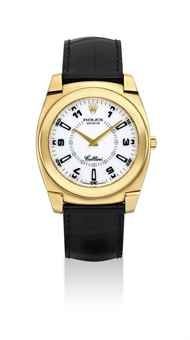 ROLEX. AN 18K GOLD WRISTWATCH