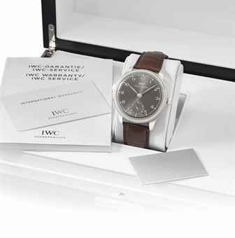 IWC. A fine, rare and large 18K white gold limited edition minute repeating wristwatch with certificate and box