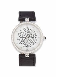 THREE 18CT WHITE GOLD DIAMOND-SET QUARTZ WRISTWATCHES, BY MONTEGA