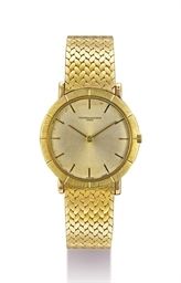 VACHERON CONSTANTIN. AN 18K GOLD WRISTWATCH WITH BRACELET