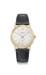 Patek Philippe. A very fine and rare 18K gold wristwatch