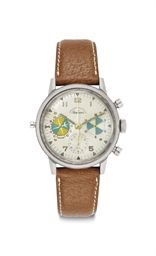 Heuer. A Stainless Steel Chronograph Wristwatch with Tide Indication and Regatta Countdown