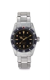 Tudor. A Fine Stainless Steel Automatic Wristwatch with Center Seconds, Gilt Dial and Bracelet