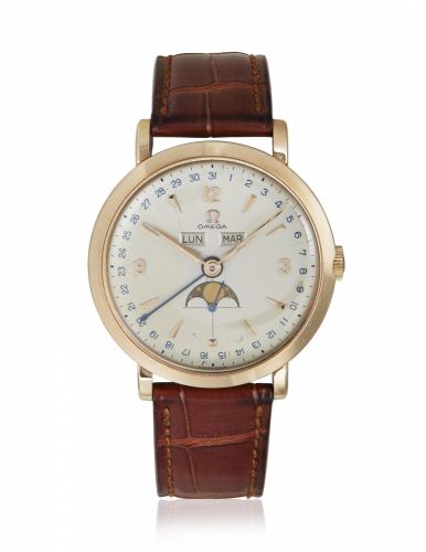 OMEGA, ASTRONOMICAL CALENDAR WRISTWATCH, REF. OT 2485