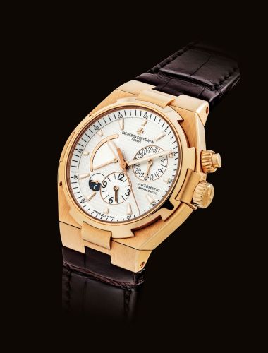 VACHERON CONSTANTIN. A FINE 18K PINK GOLD AUTOMATIC DUAL TIME WRISTWATCH WITH SWEEP CENTRE SECONDS, DATE, POWER RESERVE AND DAY/NIGHT INDICATION