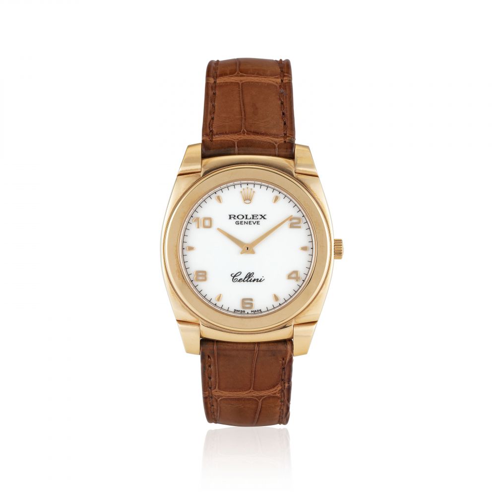 ROLEX, PINK GOLD CELLINI, REF. 5330 -
