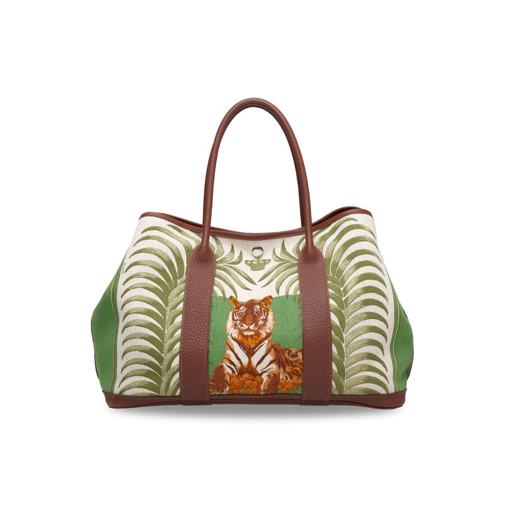 Hermes Garden Party 30 Price Hermes Black Off White Canvas And