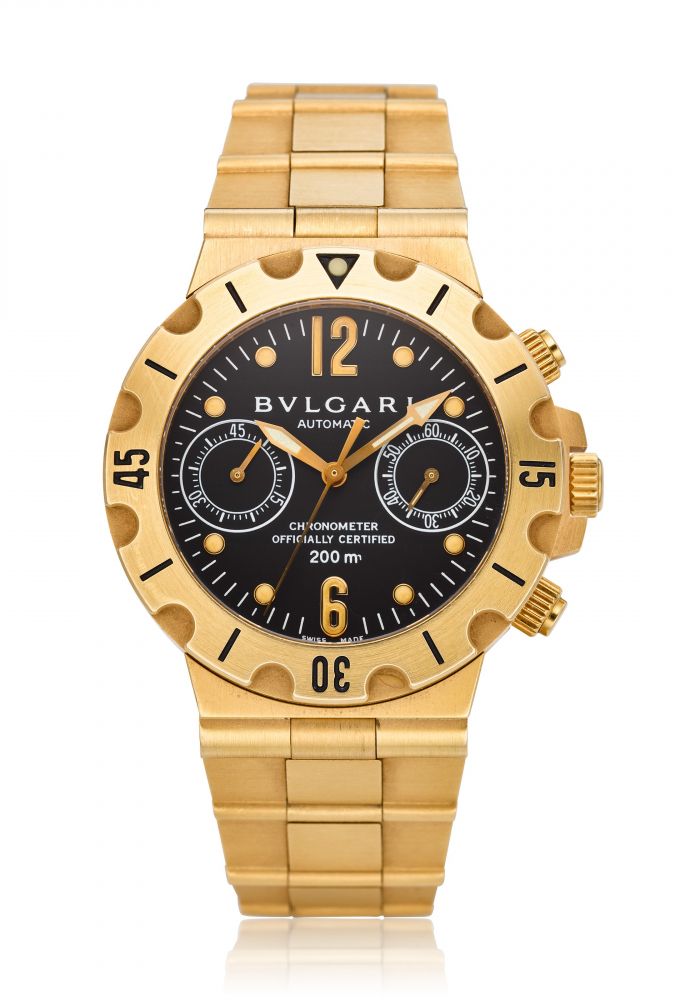 bulgari scuba 200 gold