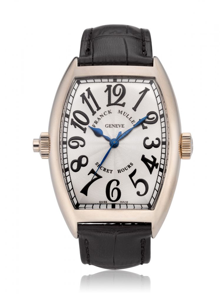 FRANCK MULLER, SECRET HOURS, 18K WHITE GOLD, REF. 8880 SE H I, NO. 65 -