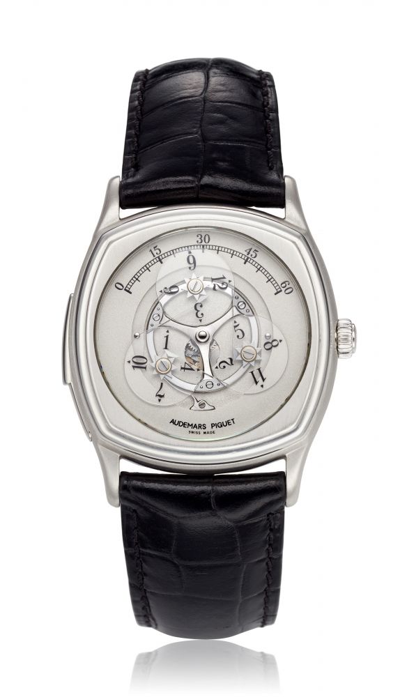 AUDEMARS PIGUET, PLATINUM LIMITED EDITION MINUTE REPEATING JOHN SCHAEFFER STAR WHEEL MODEL, NO. 3/10, REF. 25881 -